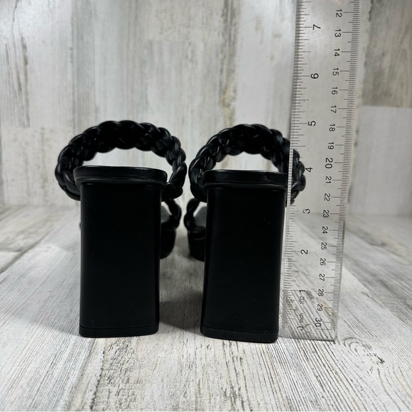 New Anne Klein  Alexander Braided  Platform Block Heel Sandal #918 - Picture 9 of 13